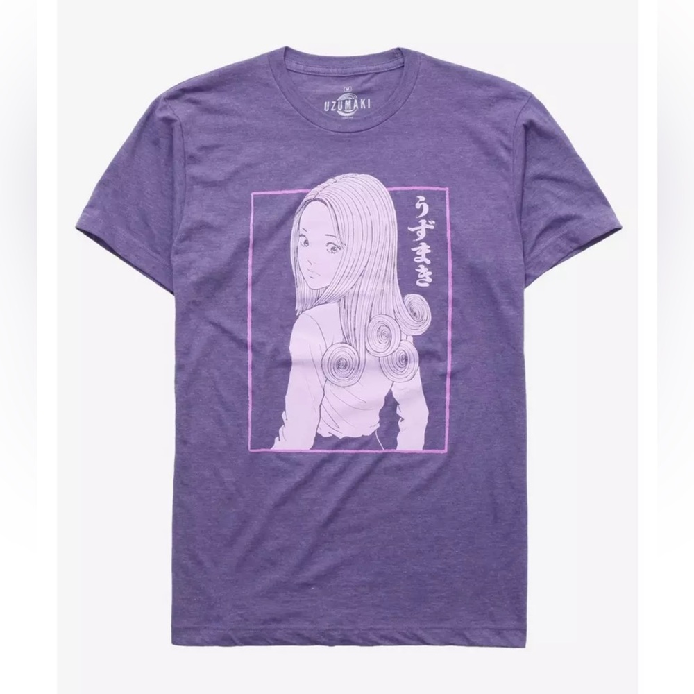 Junji Ito Uzumaki Hair Spirals T-Shirt Size M